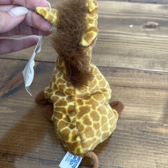 Bean Sprouts Giraffe Plush 7" STRETCH GAC Great American Fun Stuffed Beanie Toy - Picture 7 of 8